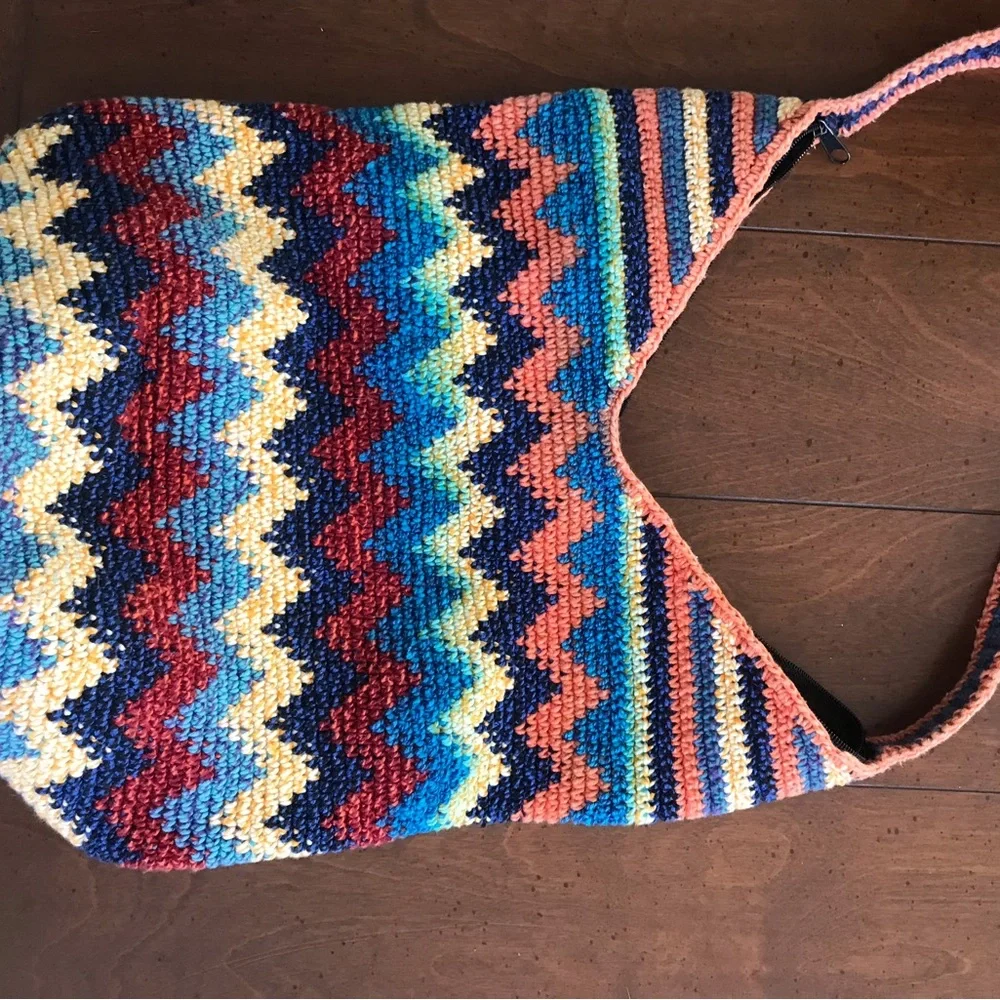 Boho‎ Hippie Bucket Bag Purse Colorful